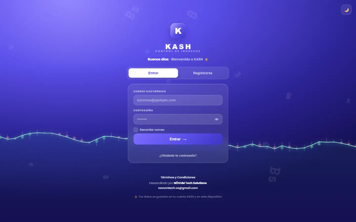KASH en escritorio